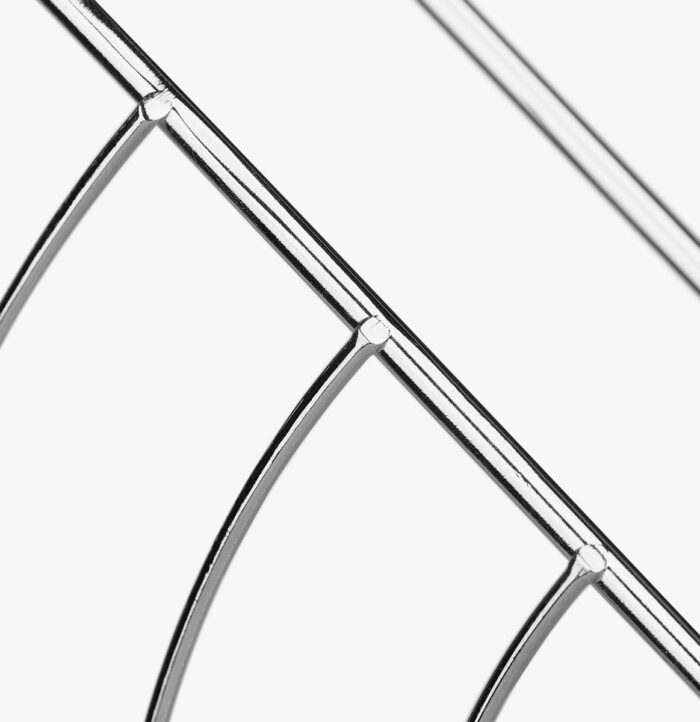 Полка угловая трехъярусная с настенным креплением 22 x 22 x 56,5 см